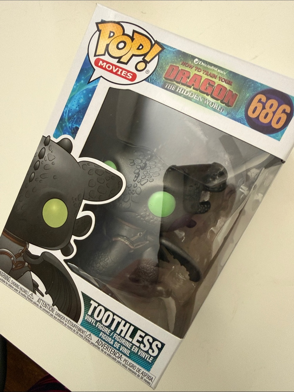 Funko POP! Movies Toothless 686 & Light Fury 687 HTTYD:The Hidden World Figures - Picture 5 of 15